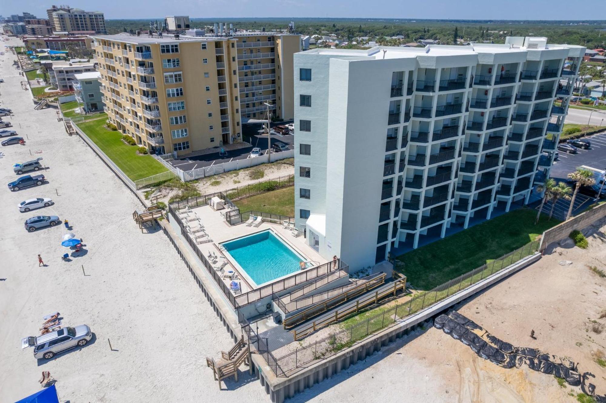 Ocean View With A Beachfront Pool At Ocean Trillium Condo ~ 403 New Smyrna Beach Esterno foto