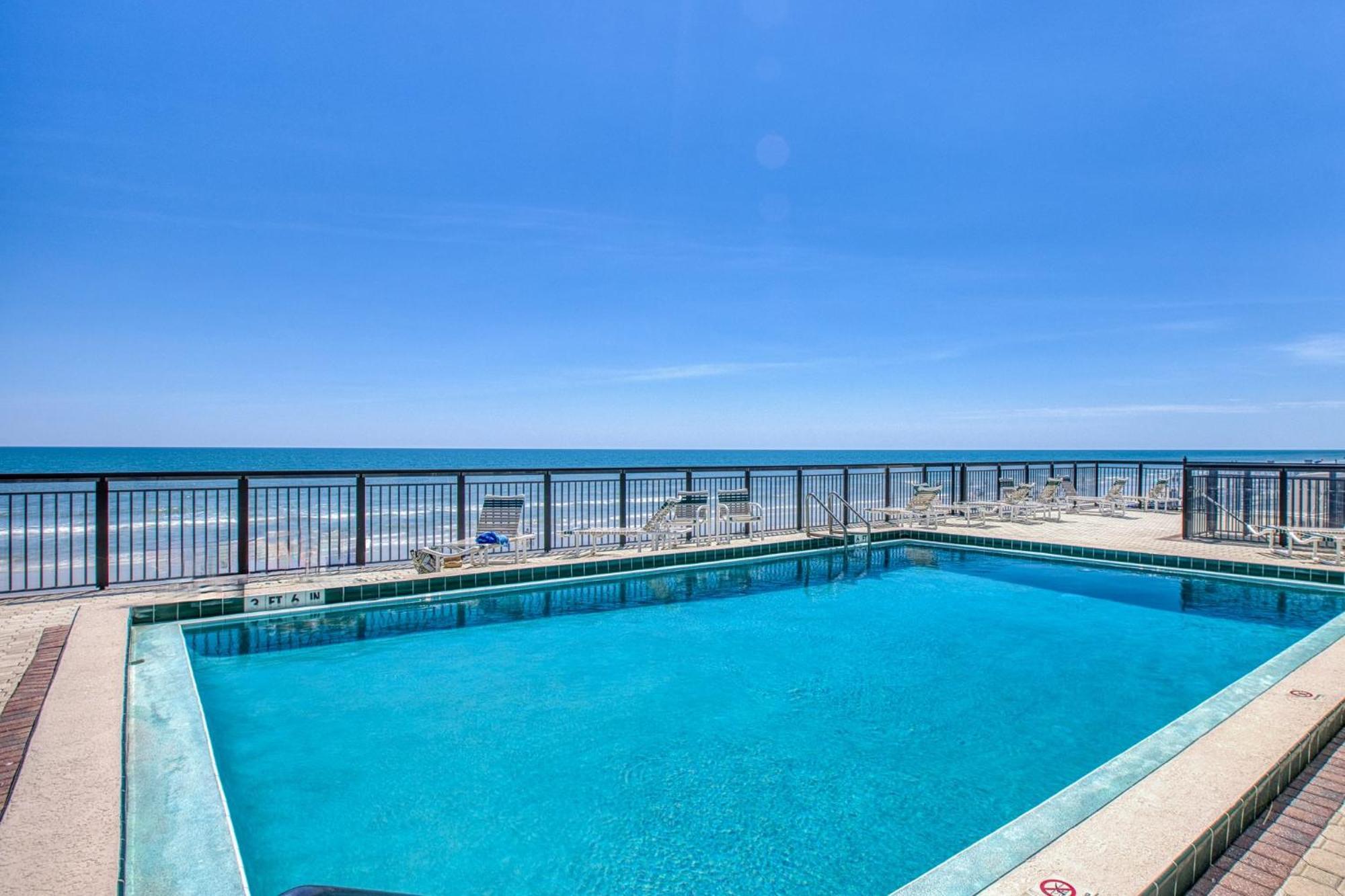Ocean View With A Beachfront Pool At Ocean Trillium Condo ~ 403 New Smyrna Beach Esterno foto