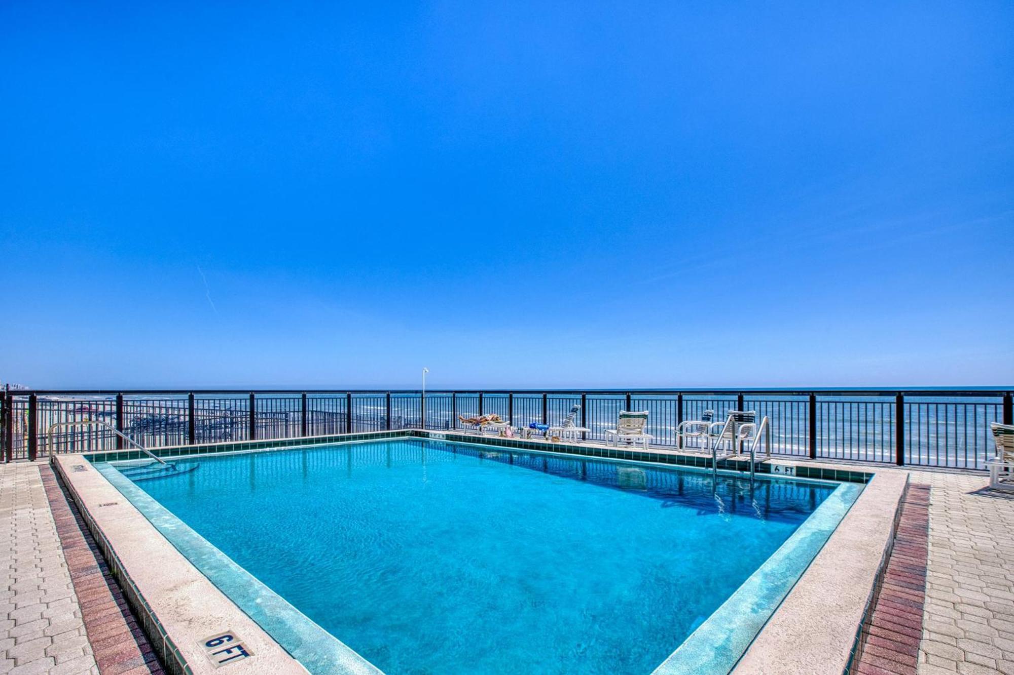 Ocean View With A Beachfront Pool At Ocean Trillium Condo ~ 403 New Smyrna Beach Esterno foto
